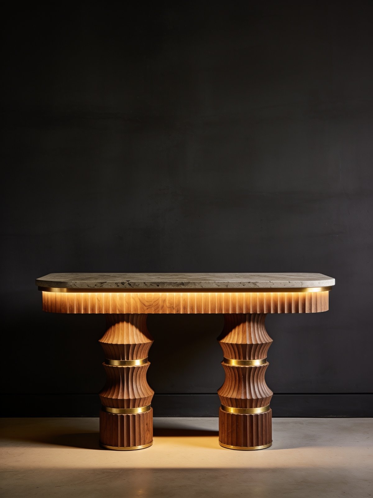 Fluted Console